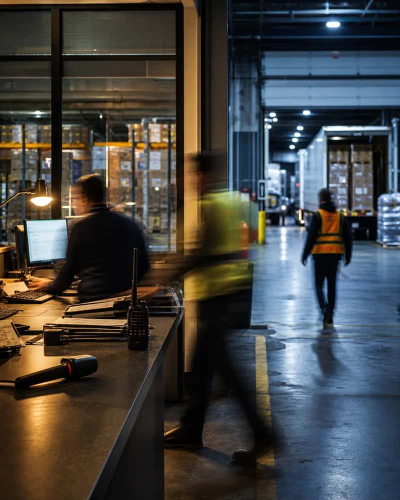 Logistique et distribution operators shown in their working environment