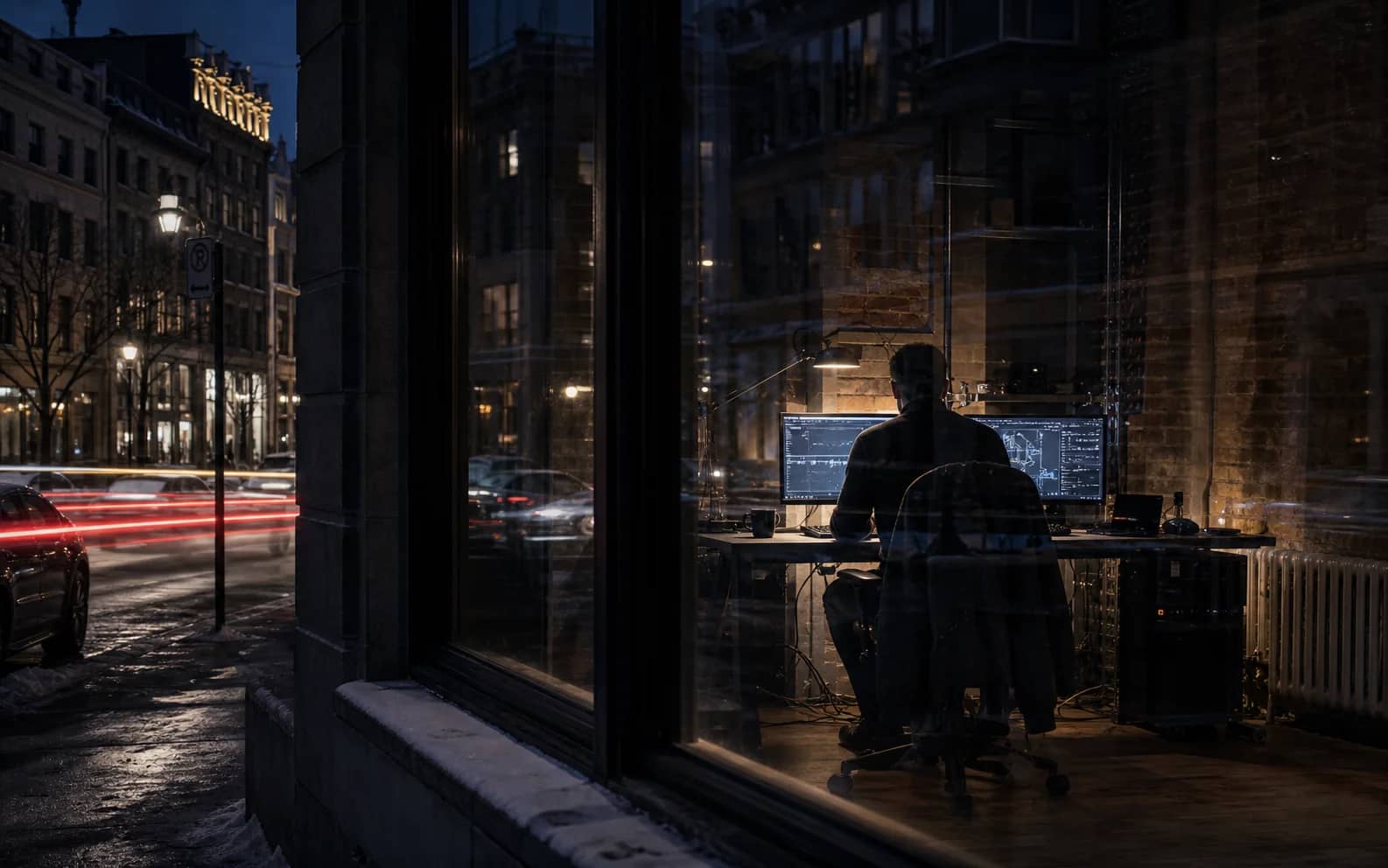 Bureau de Montreal operating base shown as an anonymous editorial workspace